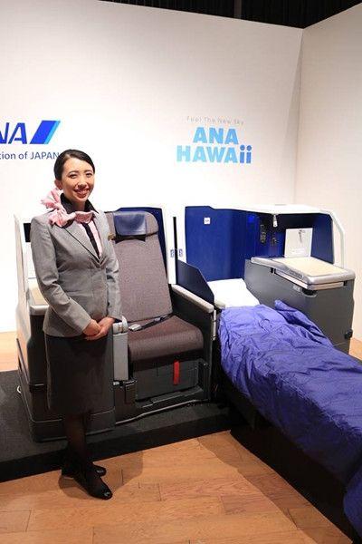 全日空A380宣传片上线 绫濑遥发布会现场体验飞机座椅