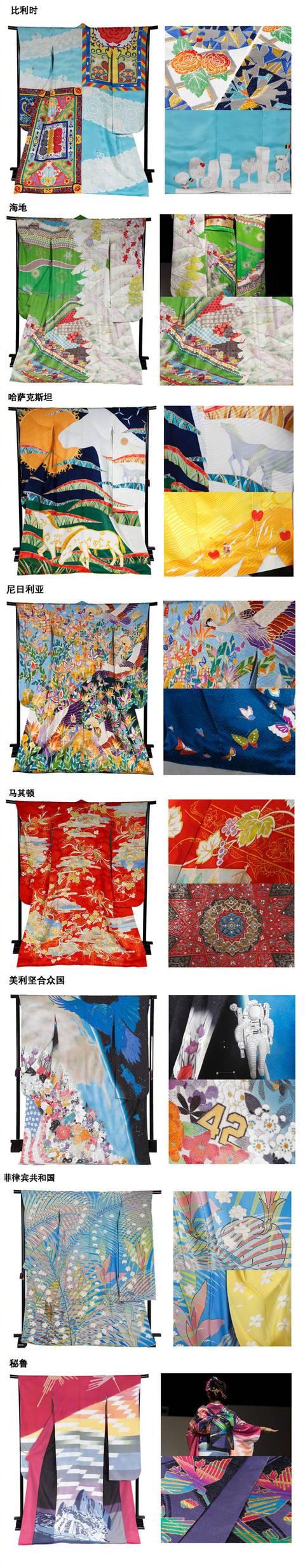 东京奥运会即将来临,日本为196个国家定制的特色和服惊艳世界