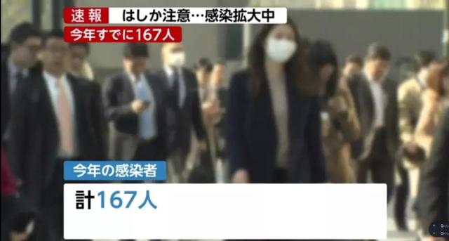 最强麻疹突袭日本，中招地区感染人数已增至167人，赴日及在日华人加强防范！