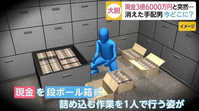 近3.6亿日元被盗大案 嫌犯一个人如何搬运那么多现金?