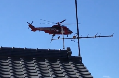 日本救灾直升机失误,77岁女子从40米空中坠落身亡