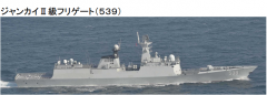 中国海军2艘护卫舰通过对马海峡进入日本海(组图