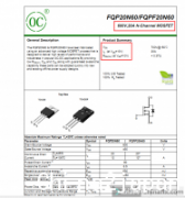 fqp19n20c能用fqpf20n60 代替吗