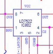 群康代工 宏碁 V193W 电源板电路图，工厂图纸是