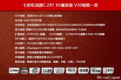 主板准备升级平台，七彩虹战旗C.Z97这块主板有什